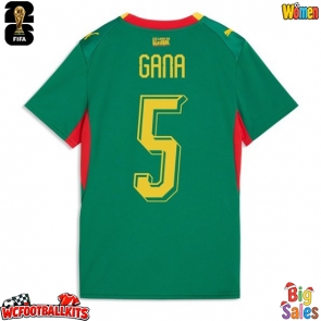 Senegal Idrissa Gueye #5 Replica Away Stadium Shirt for Women World Cup 2026 Short Sleeve